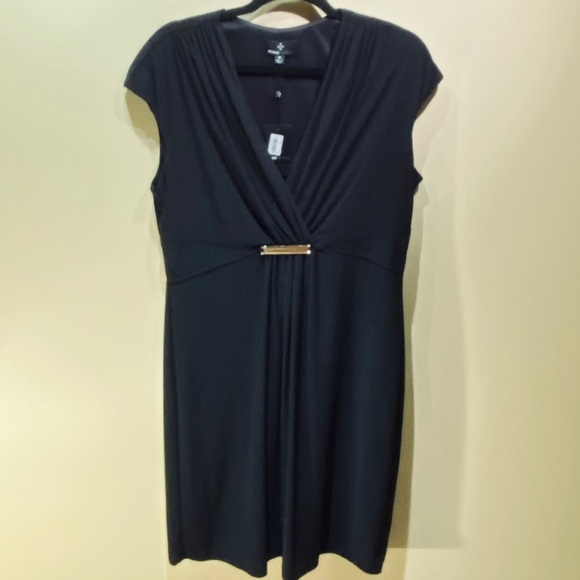 Ronni Nicole Dresses & Skirts - 🌟HP🌟Ronnie Nicole Black Jersey Sheath Dress 16